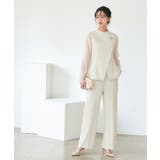 シアースリーブトップス&パンツ2点ドレスセット | RUIRUE BOUTIQUE | 詳細画像16