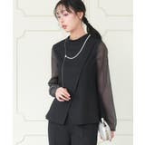 シアースリーブトップス&パンツ2点ドレスセット | RUIRUE BOUTIQUE | 詳細画像2