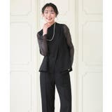 シアースリーブトップス&パンツ2点ドレスセット | RUIRUE BOUTIQUE | 詳細画像7