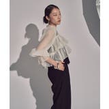 【3点セット】シアークロップドトップス・セットアップパンツドレス | RUIRUE BOUTIQUE | 詳細画像7