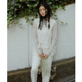 オフホワイト(WH) | 【3点セット】レイヤーペプラムトップス・セットアップパンツドレス | RUIRUE BOUTIQUE