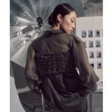 シアーフリルペプラムトップス&ワイドパンツセットアップ | RUIRUE BOUTIQUE | 詳細画像8