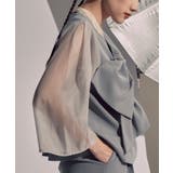 アシンメトリーリボントップスセットアップ | RUIRUE BOUTIQUE | 詳細画像14