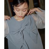 アシンメトリーリボントップスセットアップ | RUIRUE BOUTIQUE | 詳細画像17