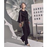 アシンメトリーリボントップスセットアップ | RUIRUE BOUTIQUE | 詳細画像2