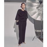 アシンメトリーリボントップスセットアップ | RUIRUE BOUTIQUE | 詳細画像7