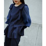 ショルダーリボンペプラムセットアップ | RUIRUE BOUTIQUE | 詳細画像12