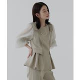 ショルダーリボンペプラムセットアップ | RUIRUE BOUTIQUE | 詳細画像15