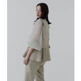 ショルダーリボンペプラムセットアップ | RUIRUE BOUTIQUE | 詳細画像16