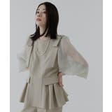 ショルダーリボンペプラムセットアップ | RUIRUE BOUTIQUE | 詳細画像18