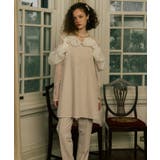 アイボリー(WH) | 2WAYバルーントップス×スリムパンツセットアップ | RUIRUE BOUTIQUE