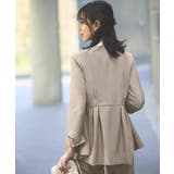 ノーカラーウエストタックペプラムパンツスーツ3点セット | RUIRUE BOUTIQUE | 詳細画像14
