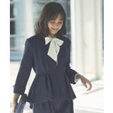 ノーカラーウエストタックペプラムパンツスーツ3点セット | RUIRUE BOUTIQUE | 詳細画像2