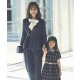 ノーカラーウエストタックペプラムパンツスーツ3点セット | RUIRUE BOUTIQUE | 詳細画像3