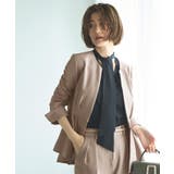 ノーカラーウエストタックペプラムパンツスーツ3点セット | RUIRUE BOUTIQUE | 詳細画像31