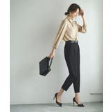 ノーカラーウエストタックペプラムパンツスーツ3点セット | RUIRUE BOUTIQUE | 詳細画像38