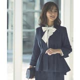 ノーカラーウエストタックペプラムパンツスーツ3点セット | RUIRUE BOUTIQUE | 詳細画像4