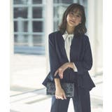ノーカラーウエストタックペプラムパンツスーツ3点セット | RUIRUE BOUTIQUE | 詳細画像7