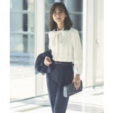 ノーカラーウエストタックペプラムパンツスーツ3点セット | RUIRUE BOUTIQUE | 詳細画像9
