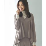 ノーカラーフレアーペプラムパンツスーツ | RUIRUE BOUTIQUE | 詳細画像23 