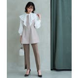 カラーツイードジレ＆スリムストレートパンツスーツ | RUIRUE BOUTIQUE | 詳細画像8 