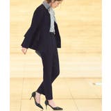 ノーカラーフリルペプラムスリムパンツスーツ | RUIRUE BOUTIQUE | 詳細画像10 