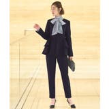 ノーカラーフリルペプラムスリムパンツスーツ | RUIRUE BOUTIQUE | 詳細画像11 