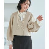 クロップドランタンスリーブジャケット&ロングタイトスカートスーツ | RUIRUE BOUTIQUE | 詳細画像13