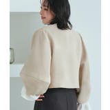 クロップドランタンスリーブジャケット&ロングタイトスカートスーツ | RUIRUE BOUTIQUE | 詳細画像14