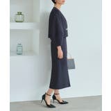 クロップドランタンスリーブジャケット&ロングタイトスカートスーツ | RUIRUE BOUTIQUE | 詳細画像5