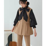 パールボタンジレ＆スリムストレートパンツ | RUIRUE BOUTIQUE | 詳細画像12 