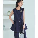 パールボタンジレ＆スリムストレートパンツ | RUIRUE BOUTIQUE | 詳細画像5 
