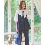 パールボタンジレ＆スリムストレートパンツ | RUIRUE BOUTIQUE | 詳細画像8 