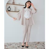 ノーカラーフレアースリーブパンツスーツ | RUIRUE BOUTIQUE | 詳細画像19 