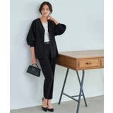 ノーカラードルマンスリーブペプラムパンツスーツ | RUIRUE BOUTIQUE | 詳細画像10