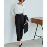 ノーカラードルマンスリーブペプラムパンツスーツ | RUIRUE BOUTIQUE | 詳細画像12