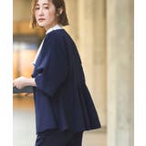 ノーカラードルマンスリーブペプラムパンツスーツ | RUIRUE BOUTIQUE | 詳細画像15