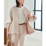 ノーカラードルマンスリーブペプラムパンツスーツ | RUIRUE BOUTIQUE | 詳細画像5