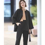 ノーカラーフレアジャケット＆テーパードパンツセットアップスーツ | RUIRUE BOUTIQUE | 詳細画像4 