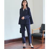 サイドプリーツジャケット&テーパードパンツセットアップスーツ | RUIRUE BOUTIQUE | 詳細画像7