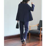 サイドプリーツジャケット&テーパードパンツセットアップスーツ | RUIRUE BOUTIQUE | 詳細画像8