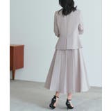 【洗える ストレッチ】楽ちんベーシックスーツ ノーカラージャケット | RUIRUE BOUTIQUE | 詳細画像17