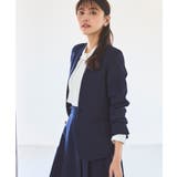 【洗える ストレッチ】楽ちんベーシックスーツ ノーカラージャケット | RUIRUE BOUTIQUE | 詳細画像3