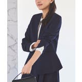 【洗える ストレッチ】楽ちんベーシックスーツ ノーカラージャケット | RUIRUE BOUTIQUE | 詳細画像7