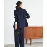【洗える ストレッチ】楽ちんベーシックスーツ スリットヘムテーラードジャケット | RUIRUE BOUTIQUE | 詳細画像13