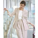 【洗える ストレッチ】楽ちんベーシックスーツ スリットヘムテーラードジャケット | RUIRUE BOUTIQUE | 詳細画像7
