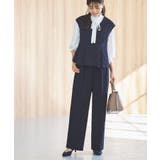 ピークドラペルダブルジャケット＆プリーツトップス＆タックワイドパンツ3点スーツセ… | RUIRUE BOUTIQUE | 詳細画像12 