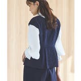 ピークドラペルダブルジャケット＆プリーツトップス＆タックワイドパンツ3点スーツセ… | RUIRUE BOUTIQUE | 詳細画像14 