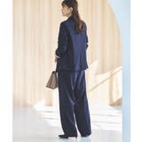 ピークドラペルダブルジャケット＆プリーツトップス＆タックワイドパンツ3点スーツセ… | RUIRUE BOUTIQUE | 詳細画像16 
