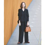 ピークドラペルダブルジャケット＆プリーツトップス＆タックワイドパンツ3点スーツセ… | RUIRUE BOUTIQUE | 詳細画像22 
